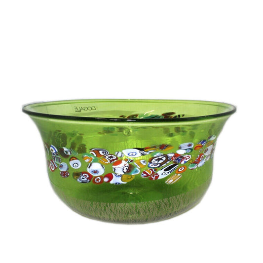 Vaso Dogale in Argento e Vetro con Murrine