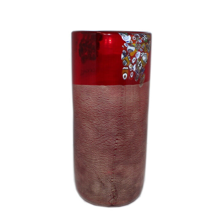 Vaso Dogale in Argento e Vetro con Murrine