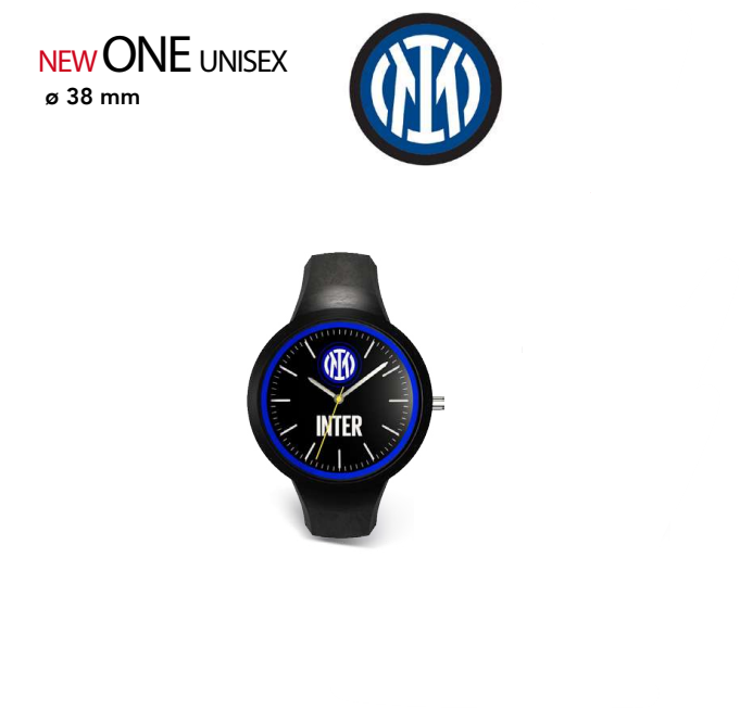 Orologio inter Unisex al quarzo - lowell - nero e azzurro