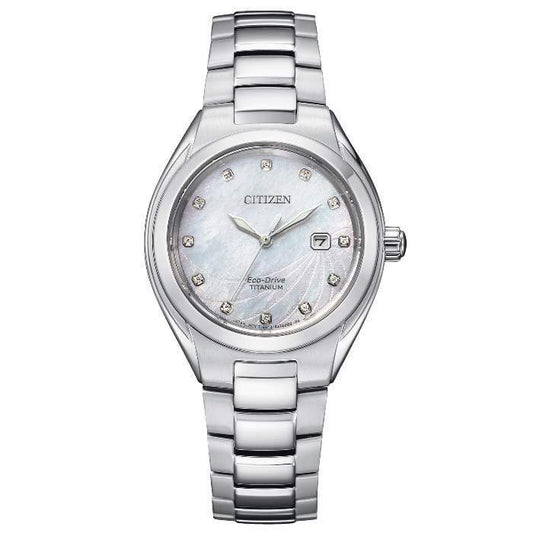 Orologio Eco Drive Citizen Lady Super Titanio Diamonds